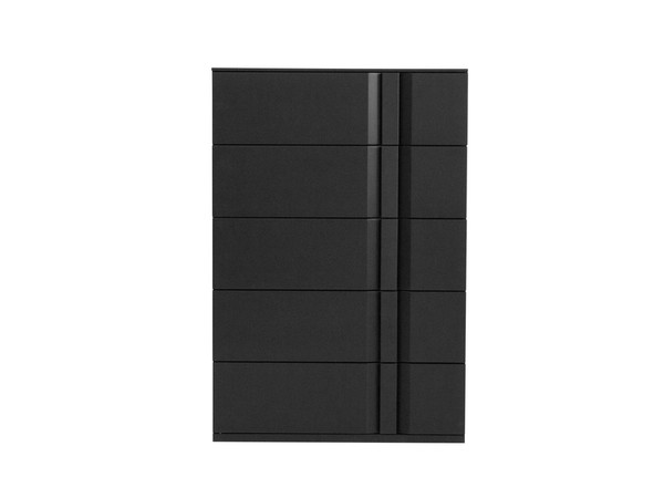 5-Drawer Chest Carbon Matte Black CH5CARBMBLA