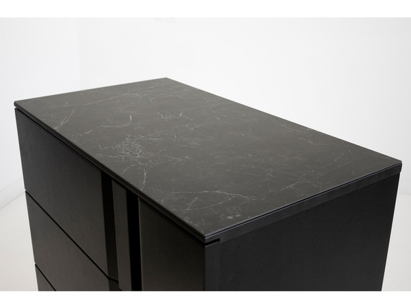 Ceramic Top Carbon Slate, 5-Drawer Chest, 31X20In CCECARBSLAT31x20