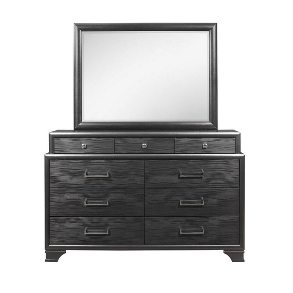 Grey Dresser With 9 Drawers (384059)