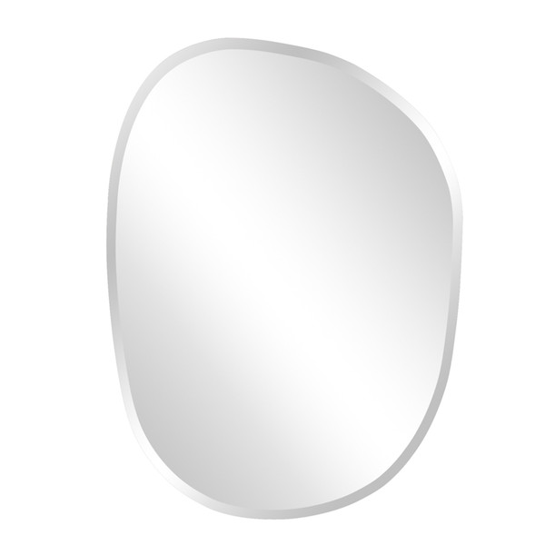 Asymmetrical Oval Glass Frameless Mirror (384178)