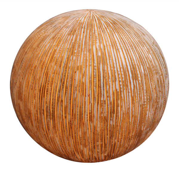 1" X 16" X 14" Sandstone, Ribbed Finish, Outdoor, Light - Ball (274811)