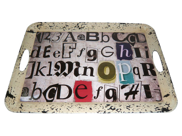 1" X 20" X 15" Multi-Color, Metal - Inspiration Tray (274836)