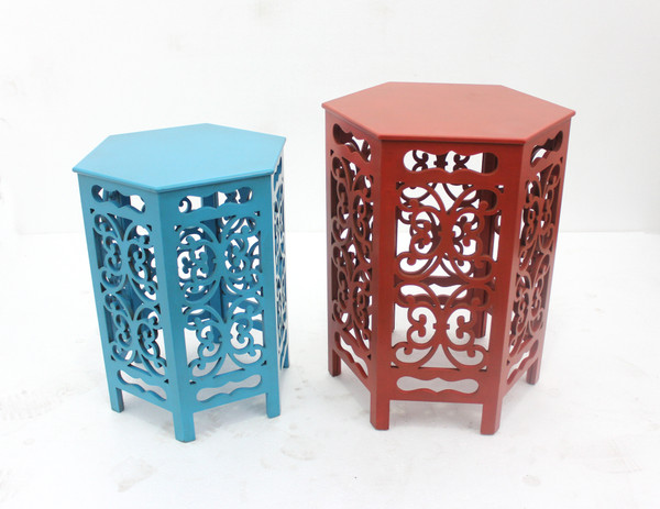 AF-044 Set Of 2 Wood Table