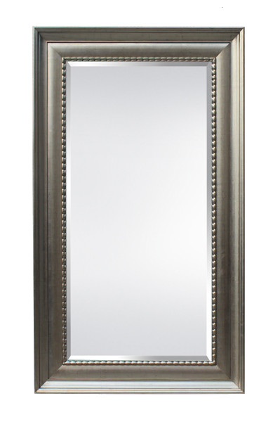 The Mammoth Wood Mirror Silver With Champagne Wash (12011667)