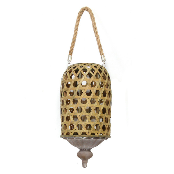 Hanging Bamboo Woven Lantern (329357)