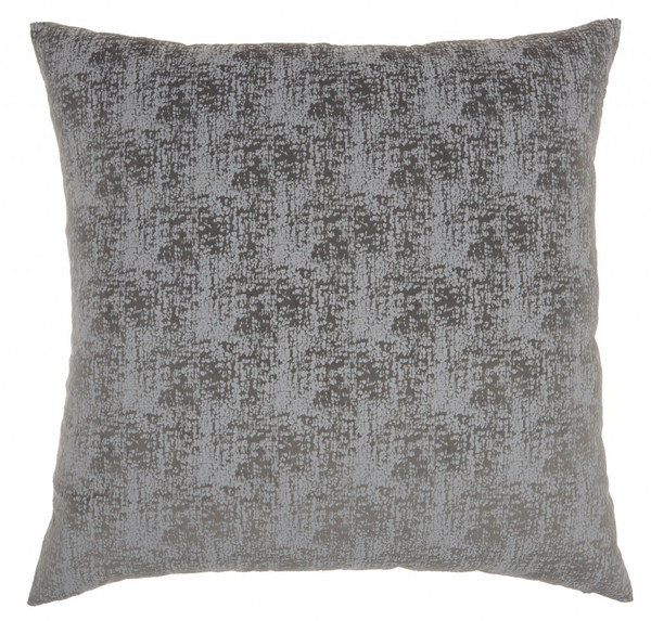 Slate Gray Distressed Gradient Throw Pillow (386156)