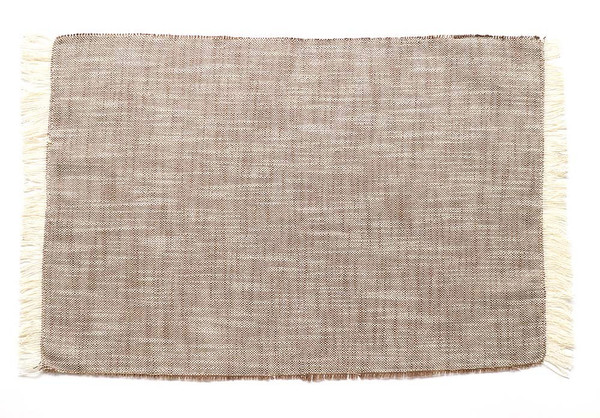 Set Of Eight Tawny Brown Woven Textured Placemats (388990)