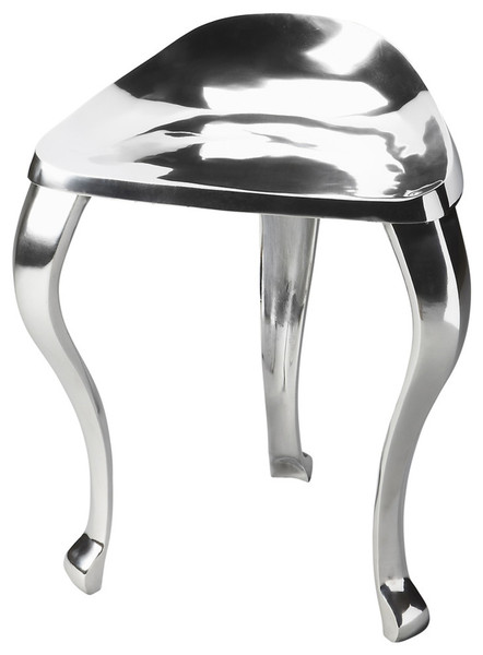 Modern Tripod Aluminum Stool (389175)