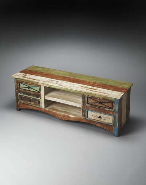 Decatur Recycled Wood Entertainment Console (389230)