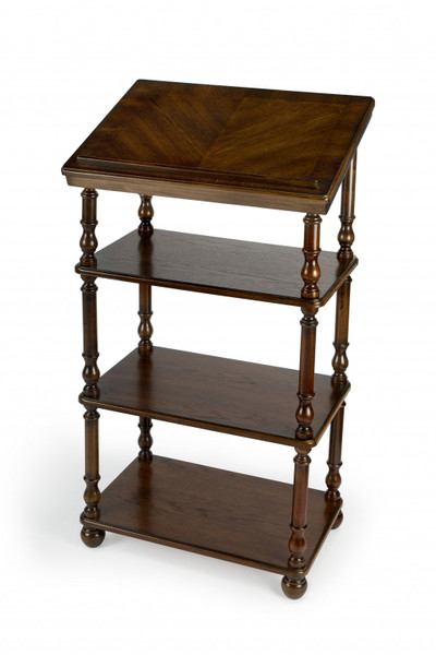 Vintage Oak Library Stand (389446)