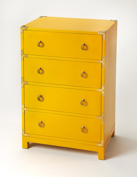 Ardennes Yellow Campaign Accent Chest (389736)