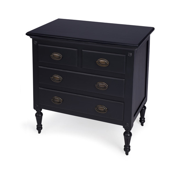 Easterbrook Black 4 Drawer Chest (389778)