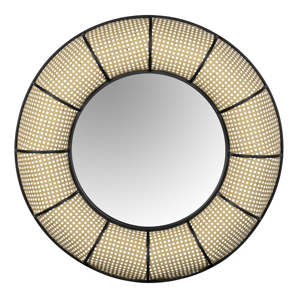 Farmhouse Style Round Wall Mirror (389849)