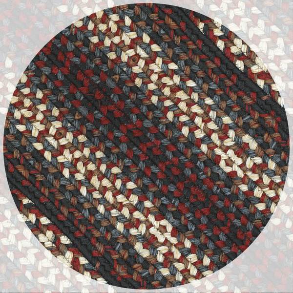 10" x 10" Sample Montgomery Ultra Durable Braided Rug (621245)