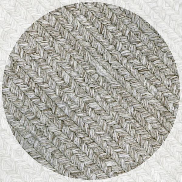 10" x 10" Sample Slate Ultra Durable Braided Rug (621566)