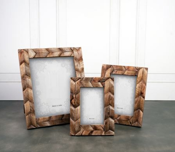 8" X 10" Brown Distressed Wooden Photo Frame (388641)