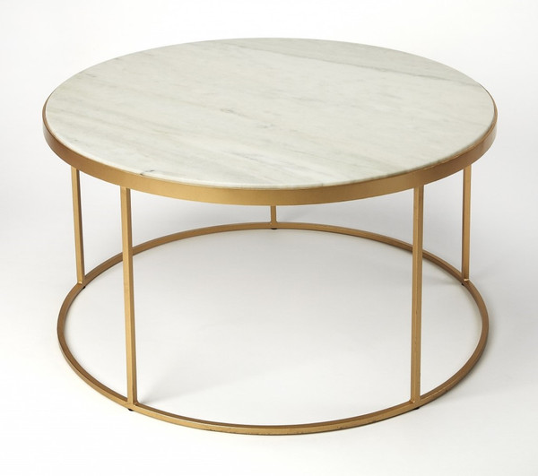 White Marble Coffee Table (389941)