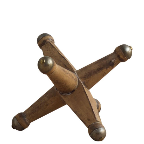 Petite Brown Wooden Jack Sculpture (392419)