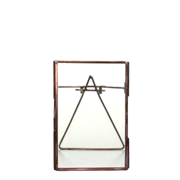 4X6 Bronze Metal Vertical Glass Frame (394412)