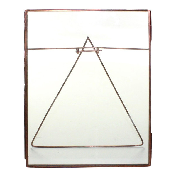 8X10 Jumbo Copper Metal Vertical Glass Frame (394423)