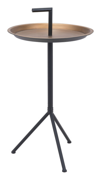 Mercy Accent Table Gold & Black (394776)