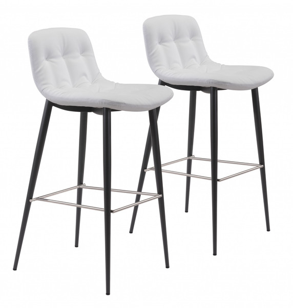 Tangiers Bar Chair (Set Of 2) White (396421)