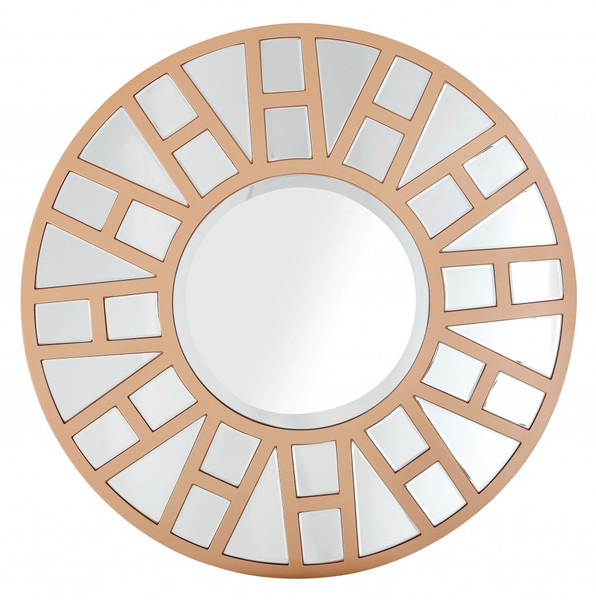 Gold Geometric Mirror (396589)