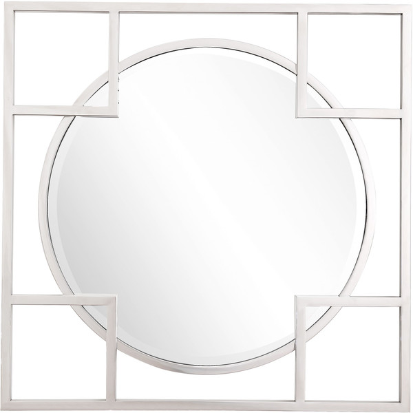 X Shaped Beveled Edge Mirror (396614)