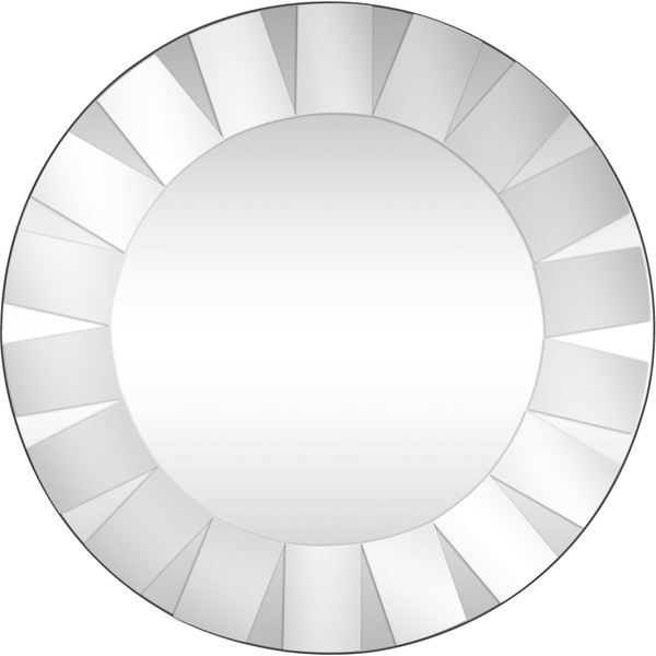 Angled Petal Round Mirror (396629)