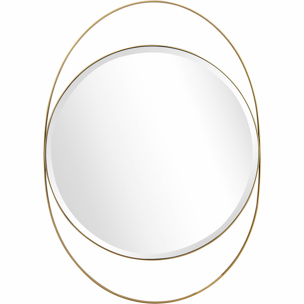 Black And Gold Wall Mirror (396659)