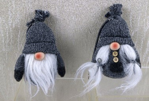 Set Of 2 Boy And Girl Hanging Gnomes (399302)
