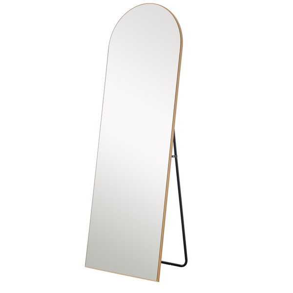 Arched Gold Standing Mirror (399772)