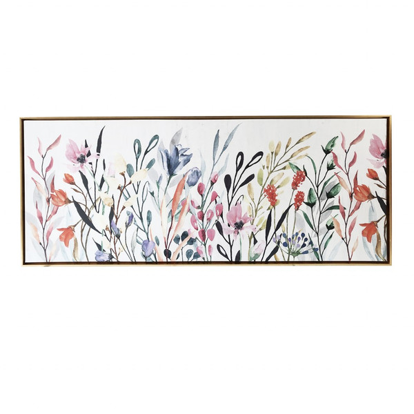 Rainbow Of Wildflowers Framed Giclee Wall Art (401724)
