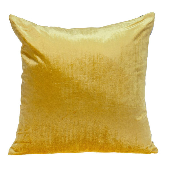 Yellow And Gray Dual Solid Color Reversible Throw Pillow (402782)