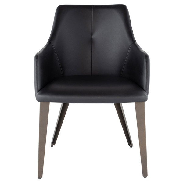 Renee Dining Chair - Black/Bronze (HGNE135)