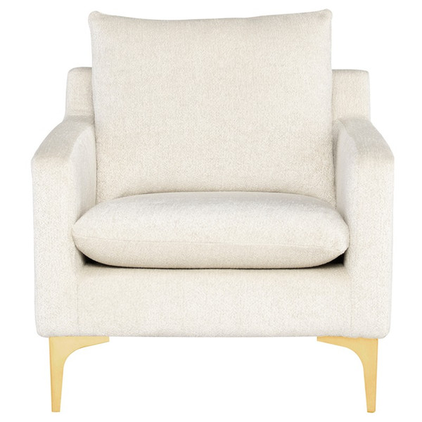 Anders Occasional Chair - Coconut/Gold (HGSC841)