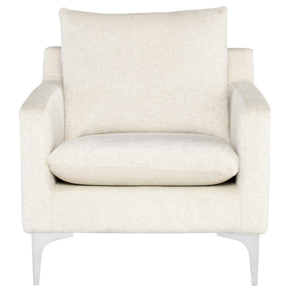 Anders Occasional Chair - Coconut/Silver (HGSC843)