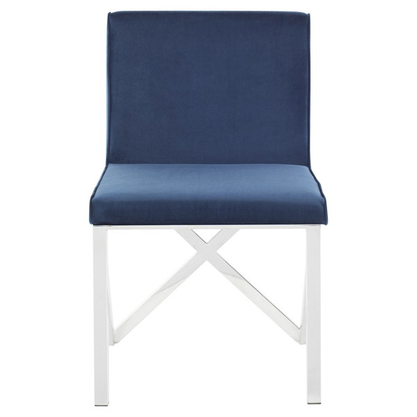 Talbot Dining Chair - Peacock/Silver (HGTB562)