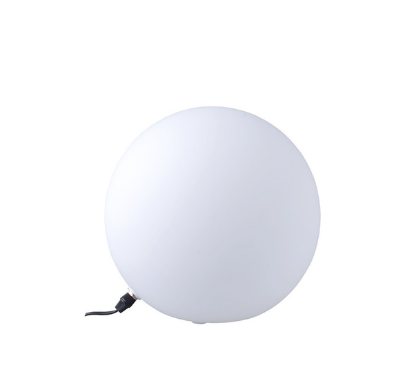 Xl White Glass Globe Table Lamp (468703)