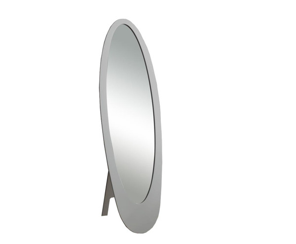 18.5" X 18.75" X 59" Grey, Oval Frame - Mirror (355748)