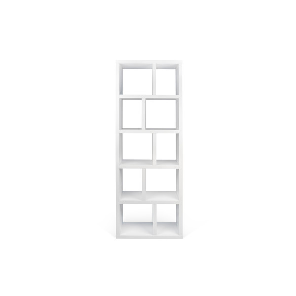 Berlin 5 Levels 70 Cm Shelving Unit - Pure White 9500.32075