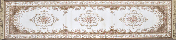 Aubusson Design Brown 3X10 Rug (11175156)