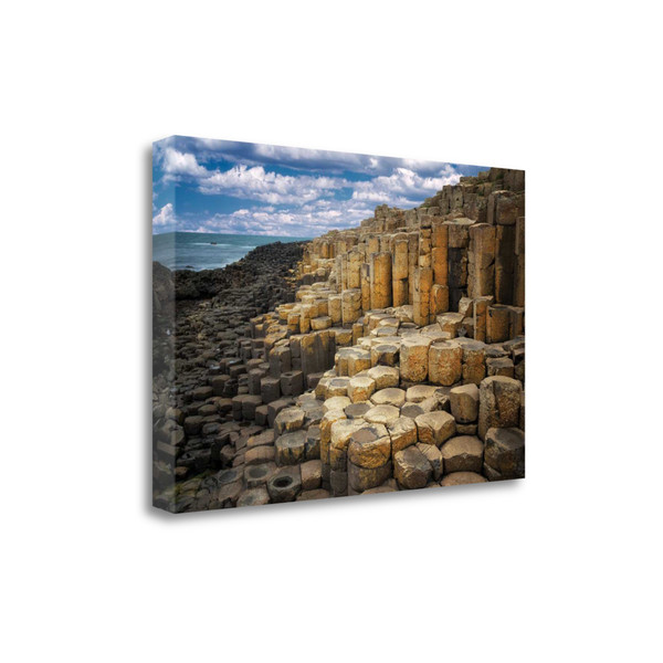 24" Rocks By The Ocean Landscape Gallery Wrap Canvas Wall Art (445192)