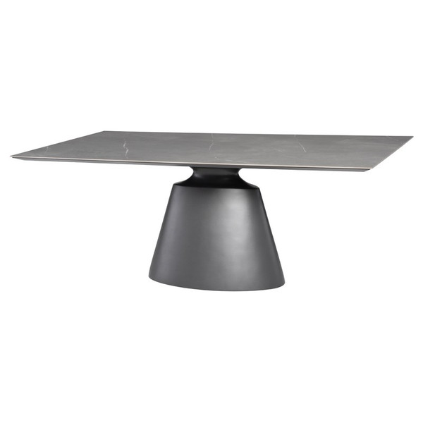 Taji Dining Table - Grey/Titanium (HGNE321)