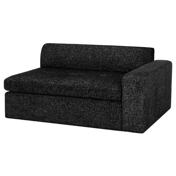 Lola Modular Right Arm Sofa - Salt & Pepper/Black (HGSN347)