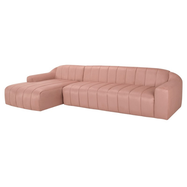 Coraline Sectional Sofa - Petal Microsuede/Petal Microsuede (HGSN425)