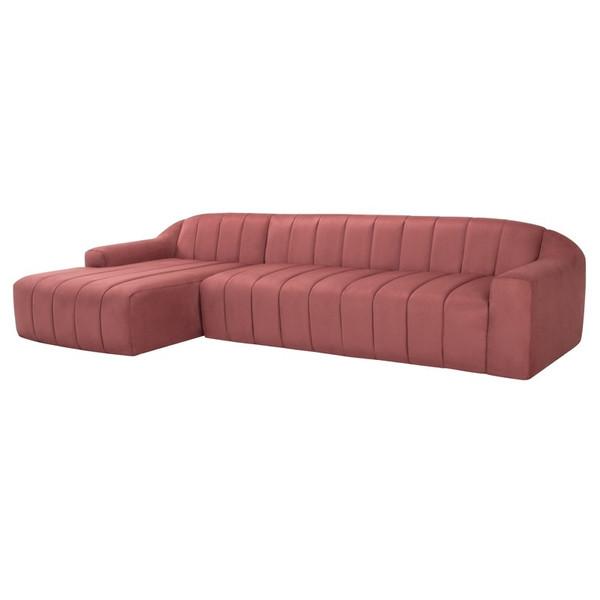 Coraline Sectional Sofa - Chianti Microsuede/Chianti Microsuede (HGSN427)