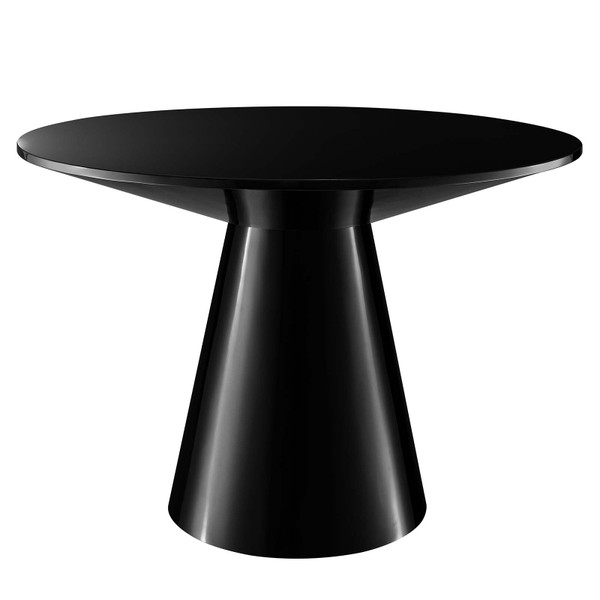 Provision 47" Round Dining Table - Black EEI-6101-BLK