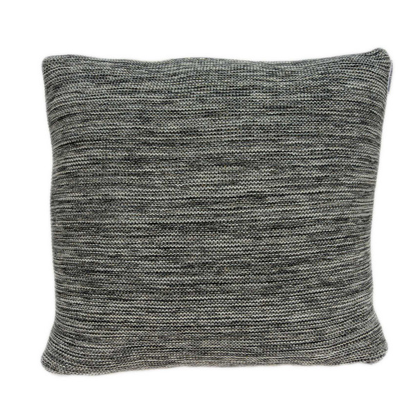 20" X 7" X 20" Transitional Gray Cotton Pillow Cover With Poly Insert (334078)