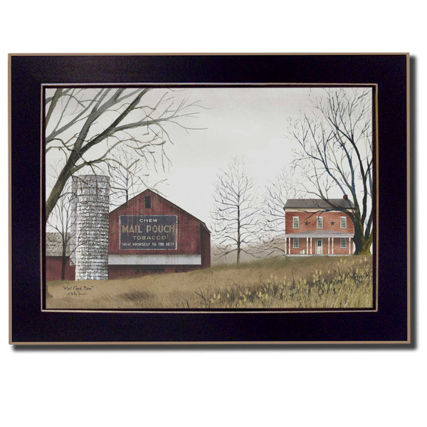 Mail Pouch Barn Black Framed Print Wall Art (415251)